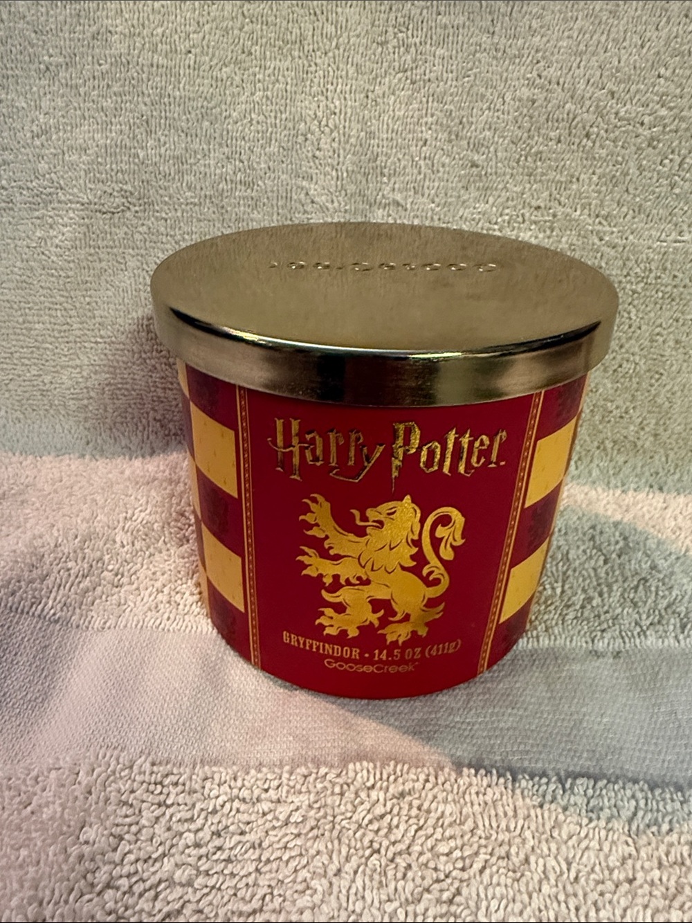 Harry Potter Gryffindor Red & Gold Scented Candle by Goose Creek